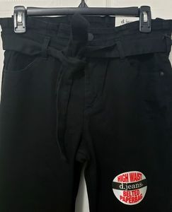 d. jeans High Waist Paperbag Jeans